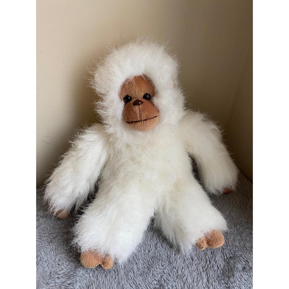 TY Gorilla 1994 Plush Stuffed Animal White Tango Toy sku13